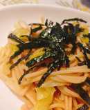 たらこがない時のたらこ風味パスタ(ツナ)