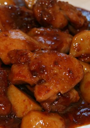 鶏と里芋の味噌照り焼き-レシピのメイン写真