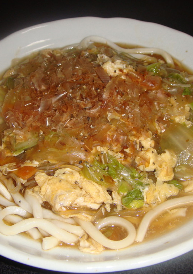 白菜とろーり ♥ 和風あんかけうどん-レシピのメイン写真