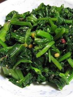 ほうれんそう の お茶漬け和え-レシピのメイン写真