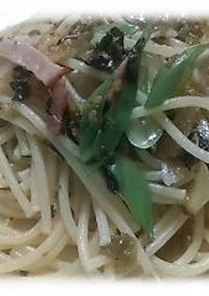 ベーコンと辛子高菜のパスタ-レシピのメイン写真