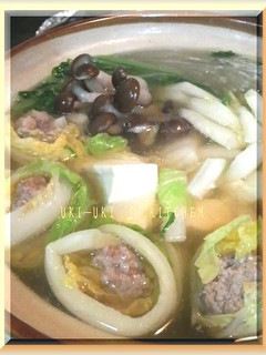 鶏がらスープ!白菜☆豚挽き肉☆巻き鍋-レシピのメイン写真