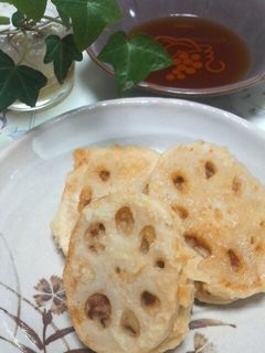 レンコンのはさみ揚げ-レシピのメイン写真