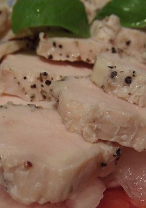 おつまみにも最高！鶏ハム～にんにく風味～-レシピのメイン写真