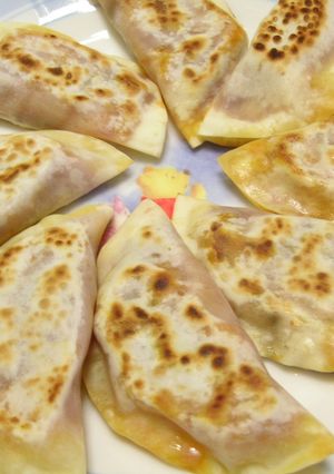 餃子の皮で☆カルツォーネ風～☆-レシピのメイン写真
