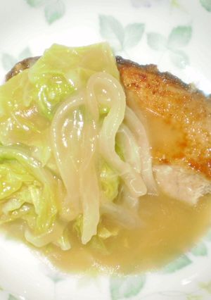 秋鮭のとろーり白菜のせ-レシピのメイン写真