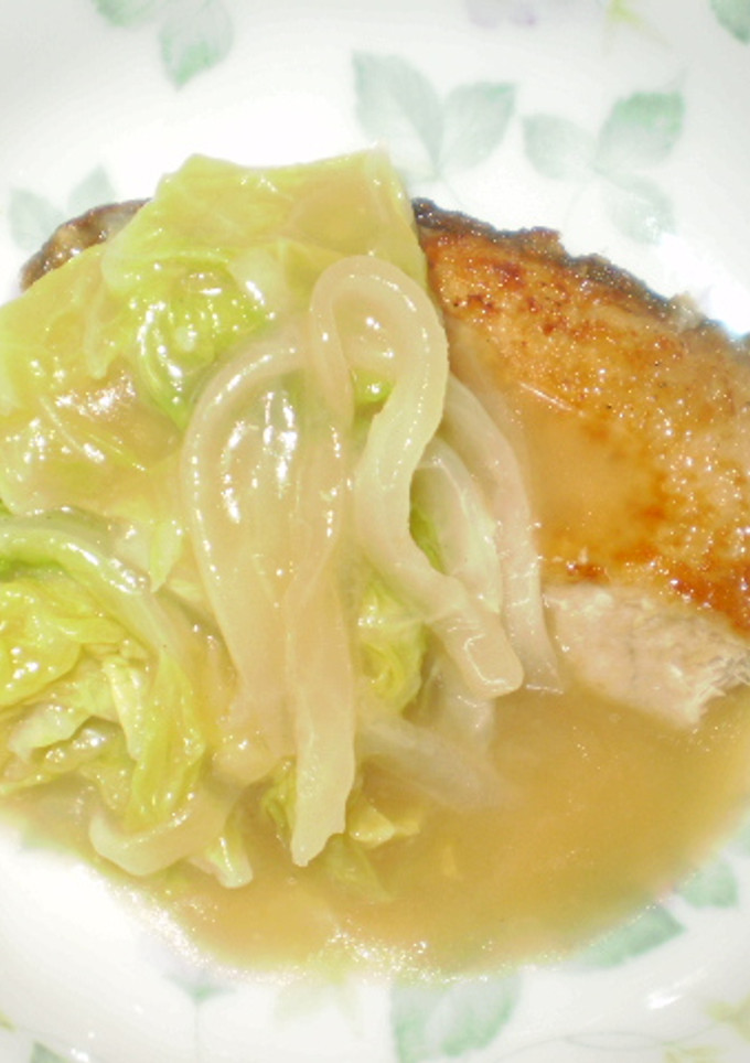 秋鮭のとろーり白菜のせ-レシピのメイン写真