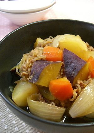ほくほく～✿薩摩芋とジャガイモのツナ煮-レシピのメイン写真