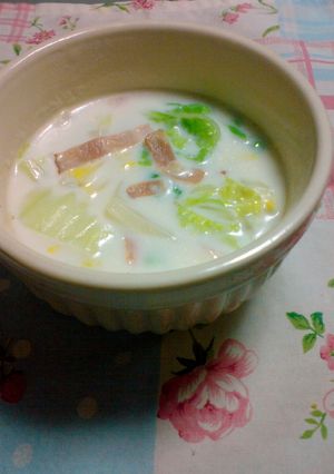 ベーコンと白菜のミルクスープ-レシピのメイン写真