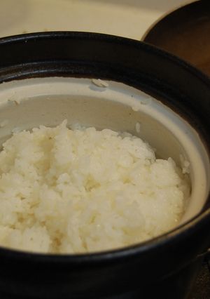 土鍋でご飯-レシピのメイン写真