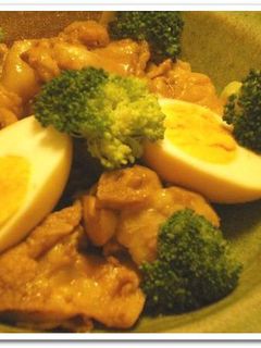 鶏肉とゆでたまごのさっぱり煮-レシピのメイン写真