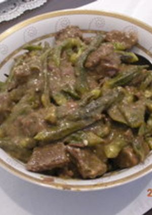 オクラと牛肉の煮込み（バミヤ）-レシピのメイン写真