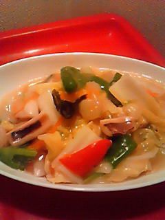 イカで海鮮八宝菜(中華丼)-レシピのメイン写真