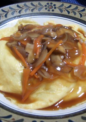 簡単♪野菜たっぷりとろーり天津飯-レシピのメイン写真