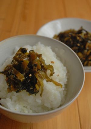 母の味！高菜のごま油炒め♪-レシピのメイン写真