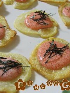 パーティーに♪簡単ポテト明太カナッペ-レシピのメイン写真