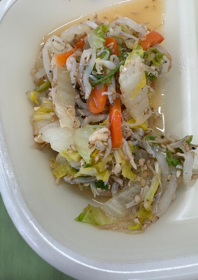 【給食】白菜のごま酢和え-レシピのメイン写真