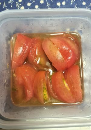 トマトのだし浸し-レシピのメイン写真