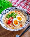 混ぜるだけ~そうめんで冷やし坦々麺風！