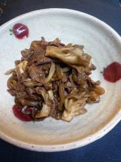 つきこん・きのこたっぷり牛肉の佃煮風-レシピのメイン写真