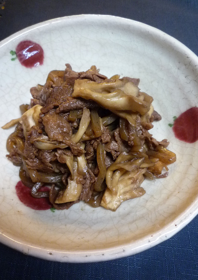つきこん・きのこたっぷり牛肉の佃煮風-レシピのメイン写真