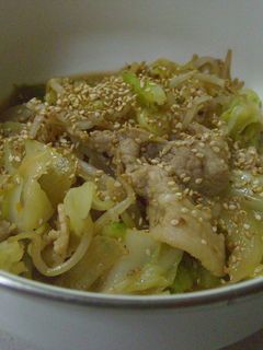 超簡単☆豚肉とやさいたちのごまみそ炒め-レシピのメイン写真