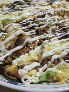 キャベツとお餅のお好み焼き風オムレット-レシピのメイン写真