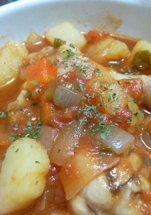トマトチキン煮込み-レシピのメイン写真