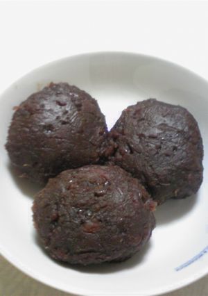 ✿玄米と缶詰小豆でおはぎ✿-レシピのメイン写真