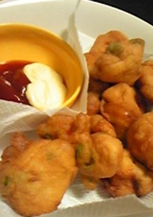 ＊ふゎふゎ♪えびと枝豆のフリッター＊-レシピのメイン写真