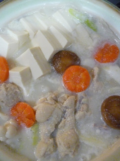 豆乳入りまろやかな水炊き&しめのにゅう麺-レシピのメイン写真