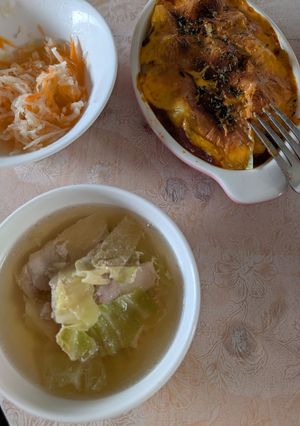 簡単★豚こま肉とキャベツのコンソメスープ-レシピのメイン写真