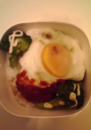 豆腐ハンバーグでロコモコ♪-レシピのメイン写真