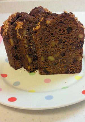 ワンボウルパウンドケーキ(チョコ生地)-レシピのメイン写真
