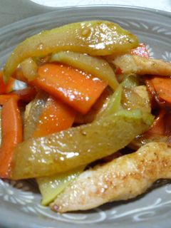 焼肉のタレだけ!ハヤトウリ炒め-レシピのメイン写真