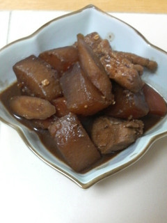 鶏肉と大根の味噌煮込み-レシピのメイン写真