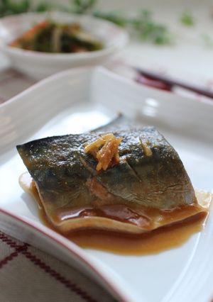 フライパンでさばの味噌煮-レシピのメイン写真