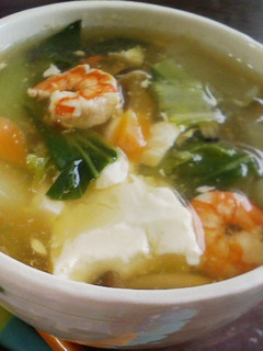 くずし豆腐と青梗菜のふわとろスープ-レシピのメイン写真