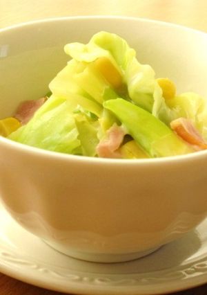 ∮とろ～り♥キャベツとベーコンの豆乳煮∮-レシピのメイン写真