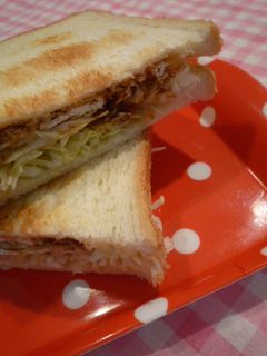 mamaランチ~油揚げの味噌カツ風サンド-レシピのメイン写真