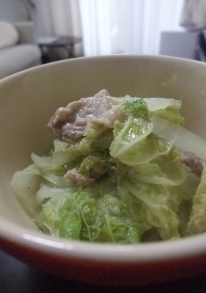 手抜きでごめんなさい☆豚と白菜の重ね煮-レシピのメイン写真
