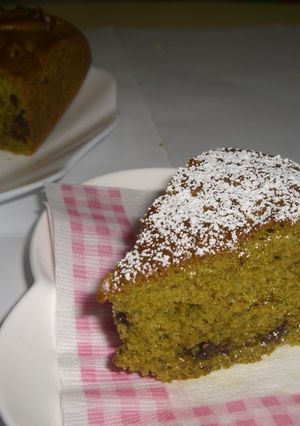 子供も大好き！抹茶チョコチップケーキ-レシピのメイン写真