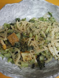 レンコン&大根葉の炒め物-レシピのメイン写真