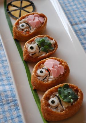 こどもの日に♪こいのぼりいなり寿司-レシピのメイン写真