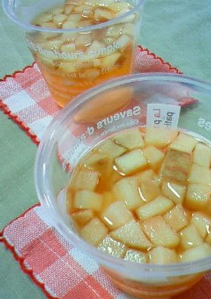 簡単!レンジでりんごゼリー-レシピのメイン写真