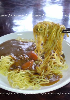 完食!パリパリもちもちなカレー焼きそば -レシピのメイン写真