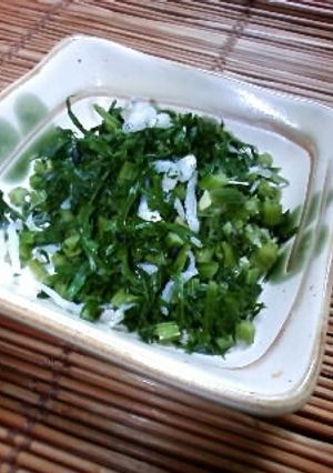 にんじんの葉でふりかけ-レシピのメイン写真