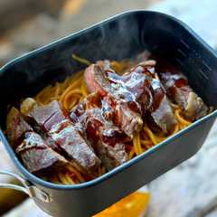 รูปของ ▲山ごはん▲ごちそう肉盛りパスタ