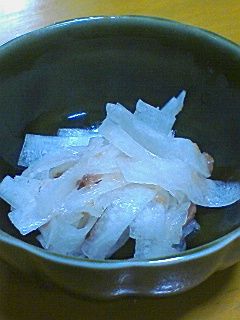 箸休めに☆大根の梅肉和え-レシピのメイン写真