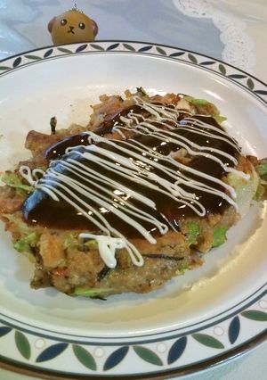 失敗した炊き込みご飯でお好み焼き❁-レシピのメイン写真